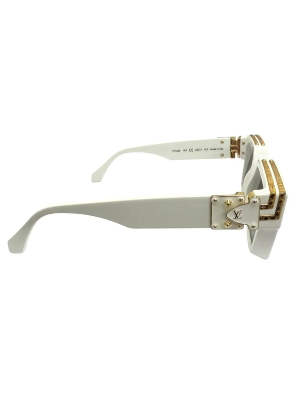 Louis Vuitton Sunglasses 1.1 Millionaire Mirror Lens White Gold 58 Eyewear